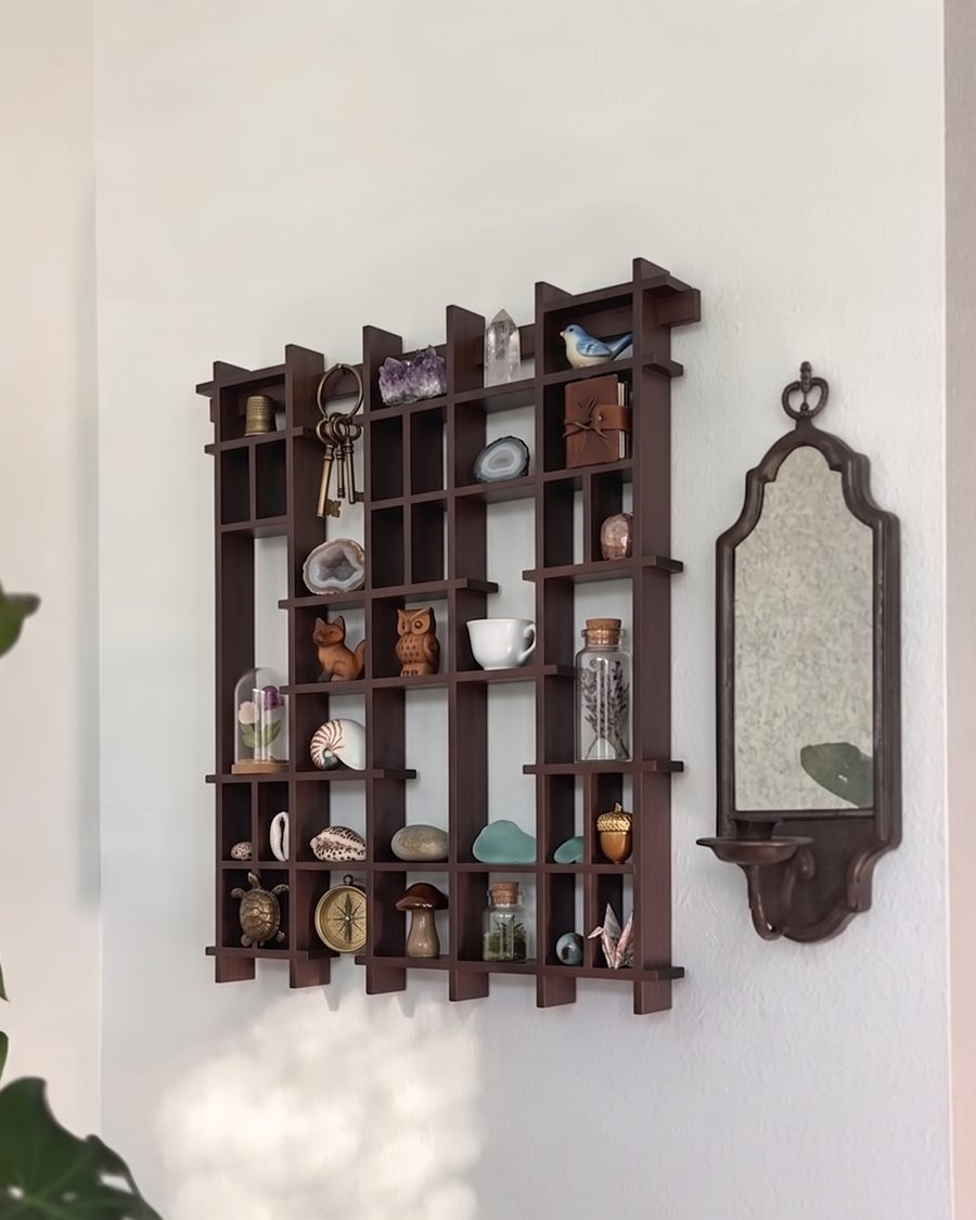 The Peeko Shelf filled with small treasures